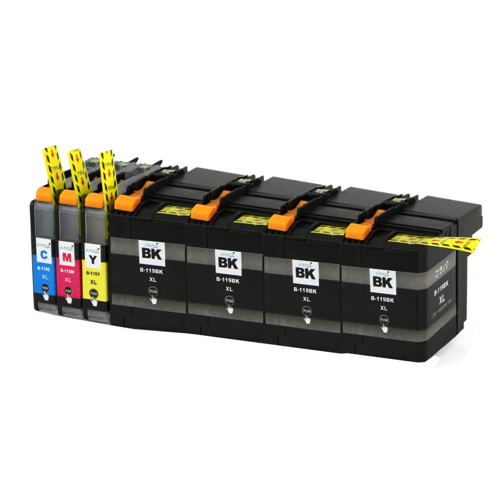 Amazon.co.jp: brother ブラザー LC119BK (B-119) ×4 (4本) / LC115 (B